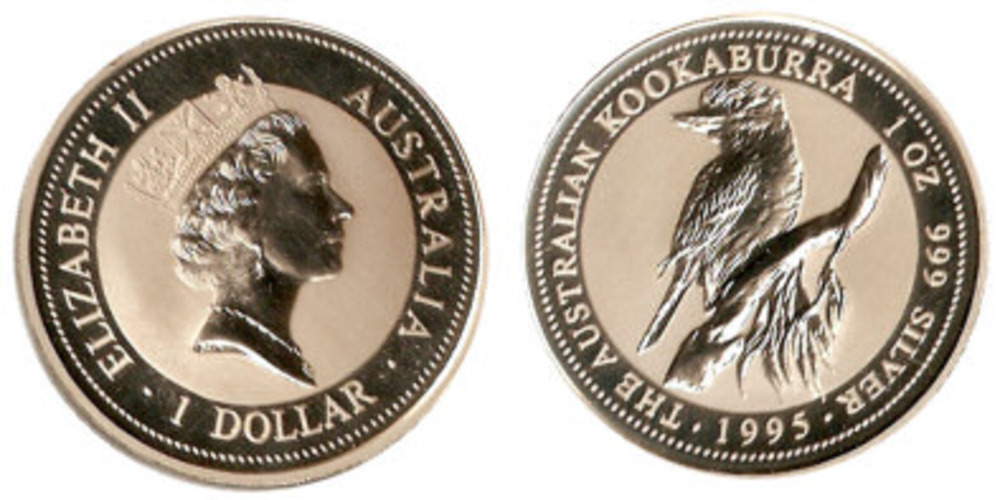 1 dólar KOKABURRA 1995