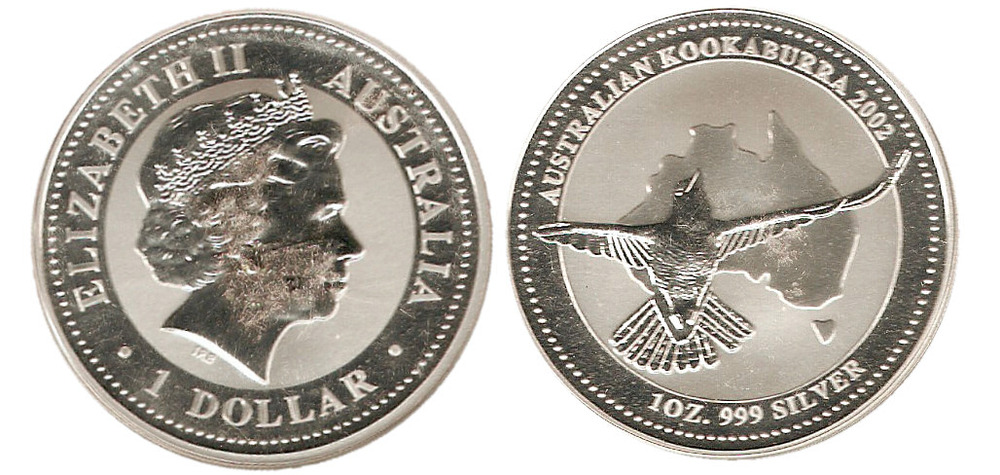 1 dólar KOKABURRA 2002
